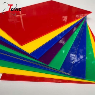 Colourful extruded acrylic sheet for light cover